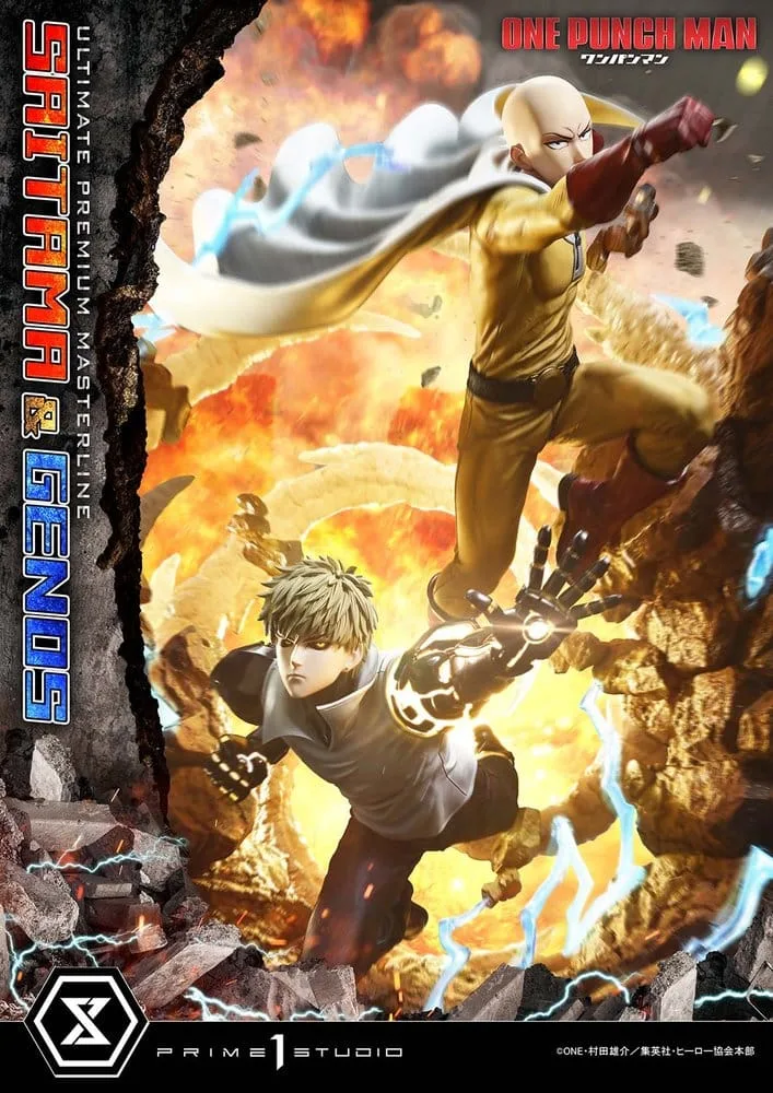 One-Punch Man Statue – Saitama & Genos 1/4 Scale 73 cm 3