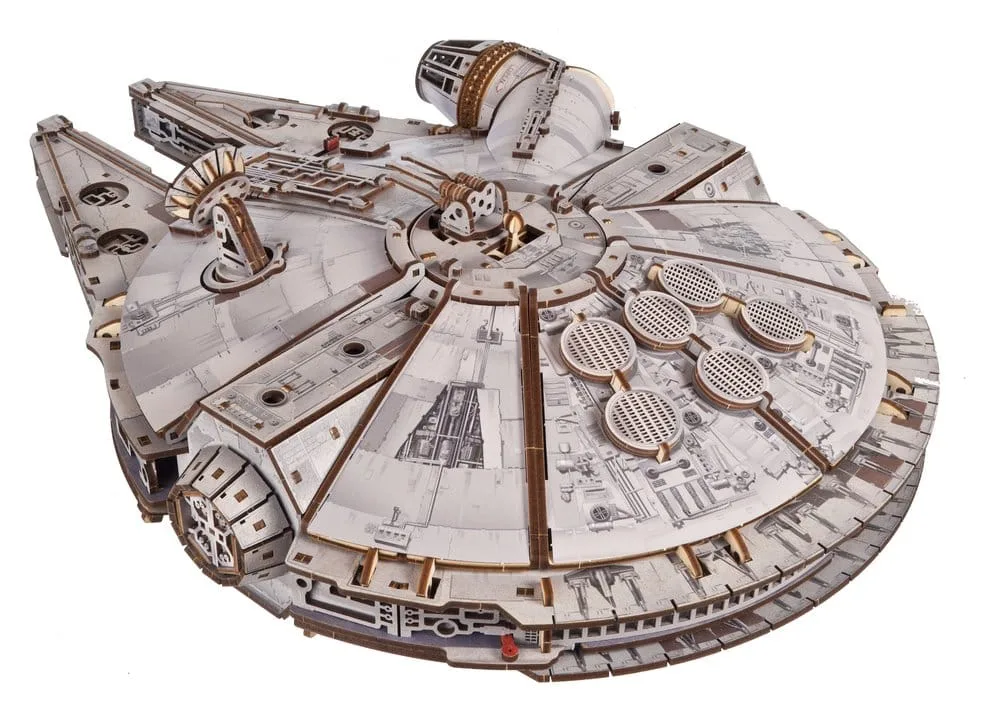Star Wars Wooden Model Kit – Millennium Falcon 1/75 Scale 7
