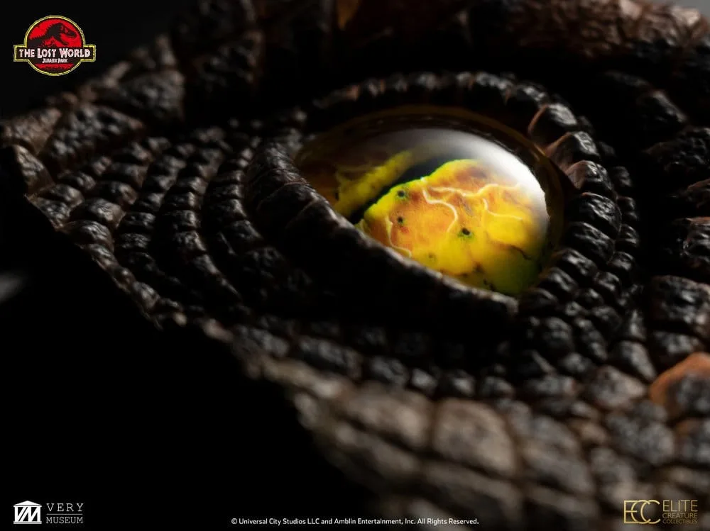 The Lost World Jurassic Park Bust – Male Velociraptor Eye Prop 23 cm 4