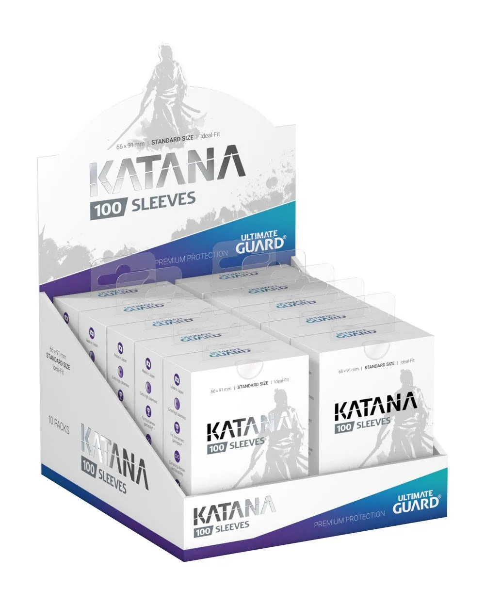 Ultimate Guard Card Sleeves – Katana Transparent 100-Pack 66 x 91 mm 5