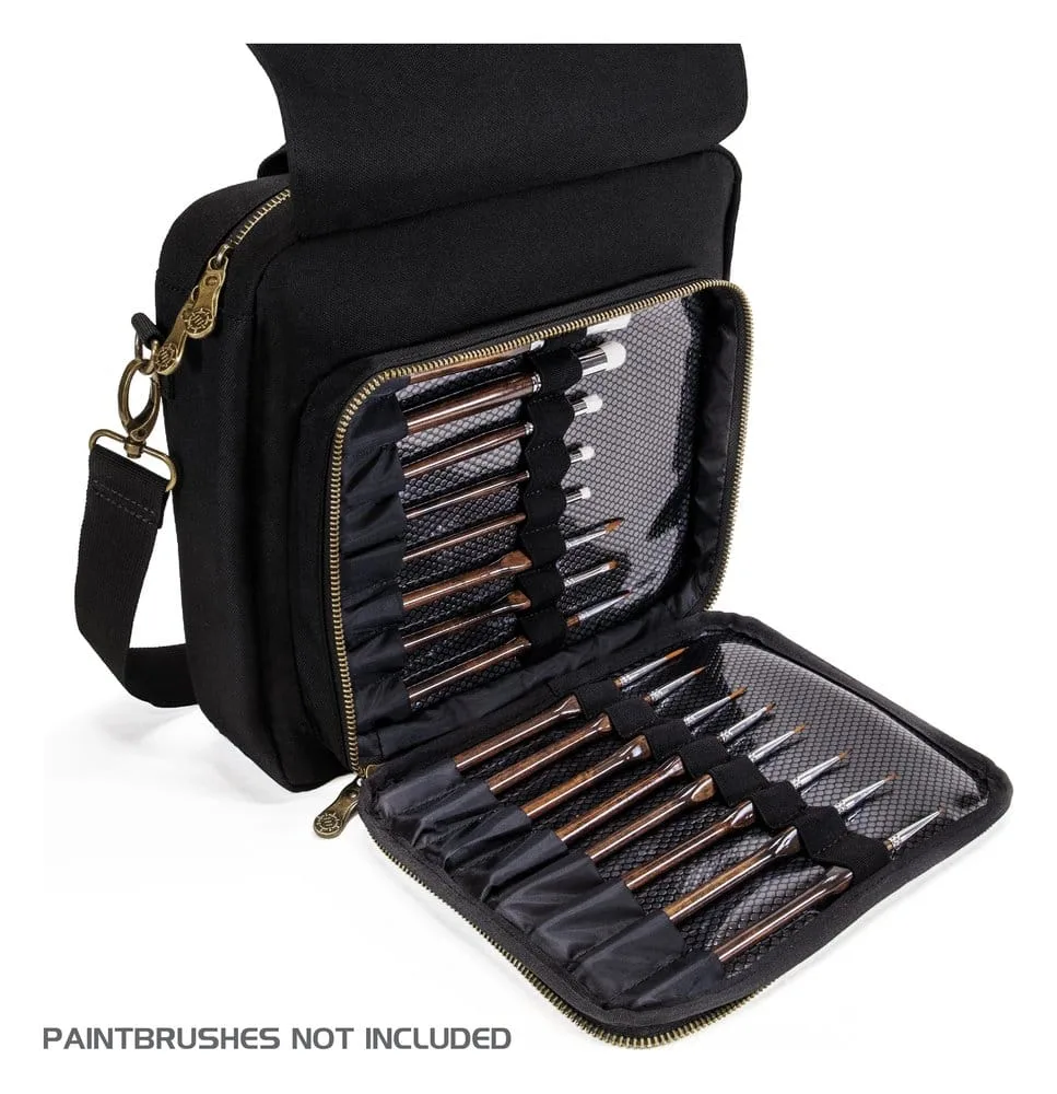 Miniature Paint Carrying Case – Enhance Black 30 x 30 x 24 cm 3
