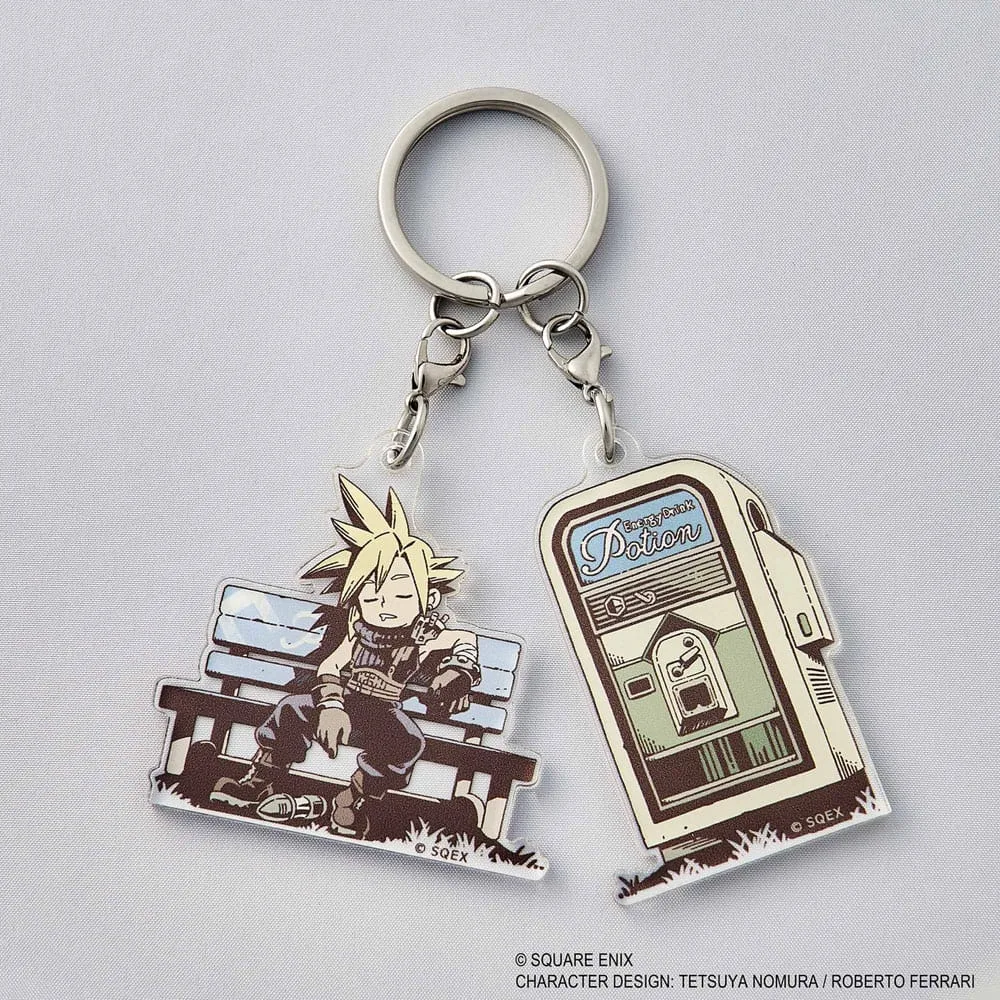 Final Fantasy VII Rebirth Acrylic Keychain – Napping Cloud