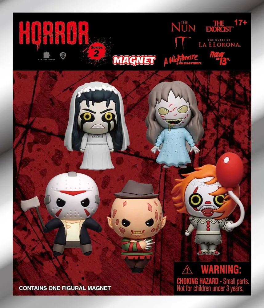 Warner Bros Horror Magnets – Series 2 Blind Bag Display of 12 2