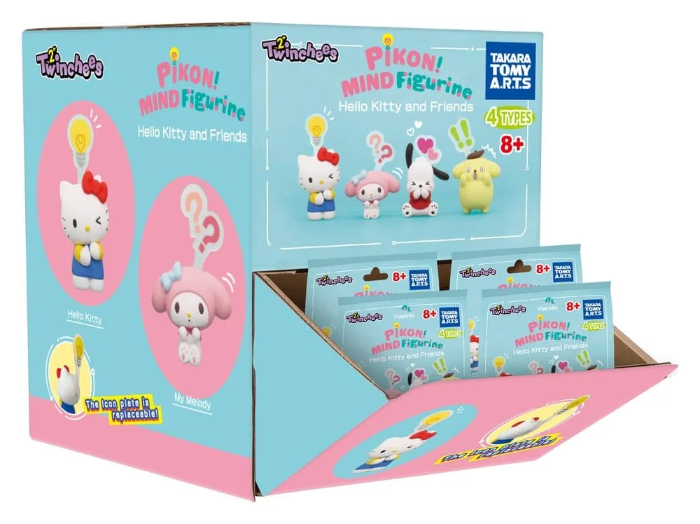Sanrio Mini Figures – Twinchees Pikon Mind 24-Pack Display 5 cm 6