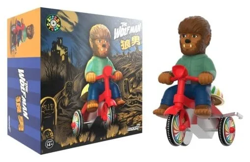 Universal Monsters Vehicle – Wolf Man Super Cycles Red Trike