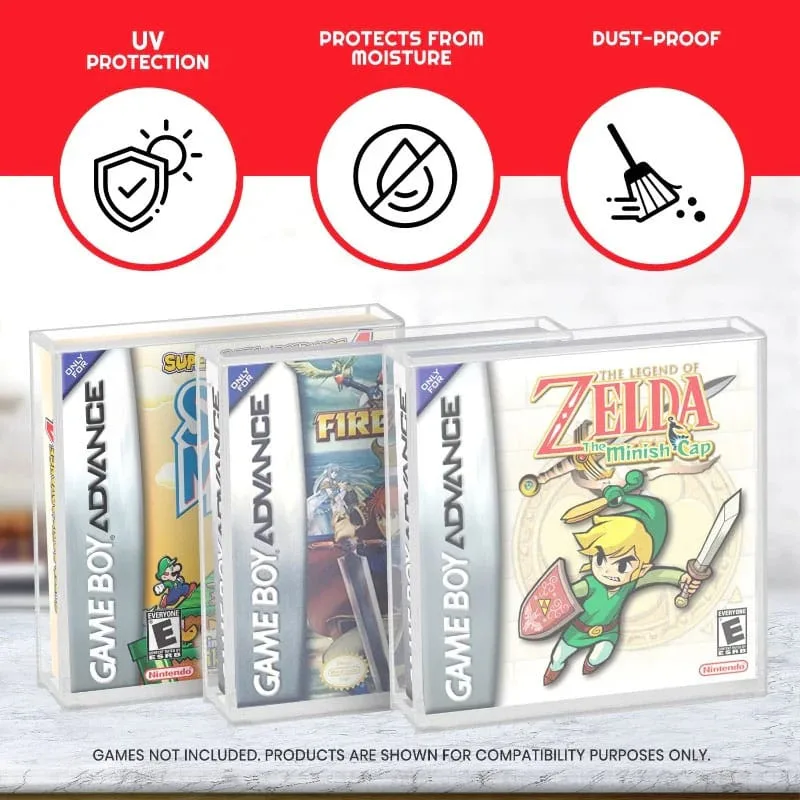 Nintendo Game Boy and Advance Acrylic Cases – 2-Pack 4