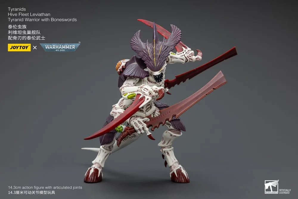 Warhammer 40k Action Figure – Tyranid Warrior with Boneswords 12 cm 10