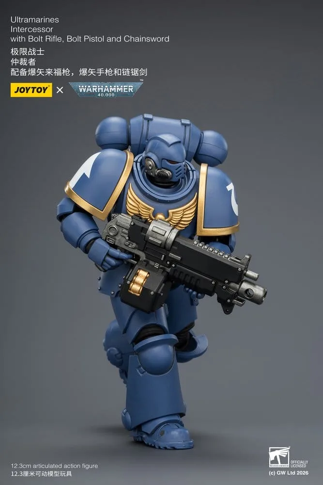 Warhammer 40,000 Action Figure – Ultramarines Intercessor 12.3 cm 14