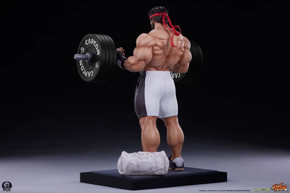 Street Fighter Statue – Ryu Battle Edition Powerlifting 53 cm 7