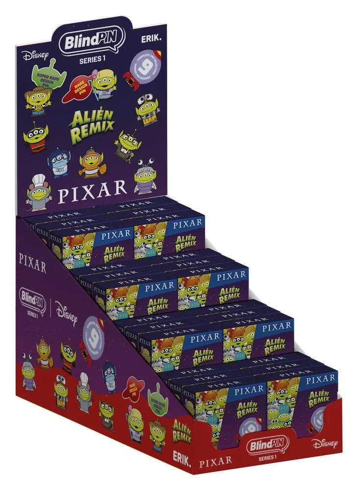 Toy Story Pin Badge Display – Alien Remix Series 1 24-Pack