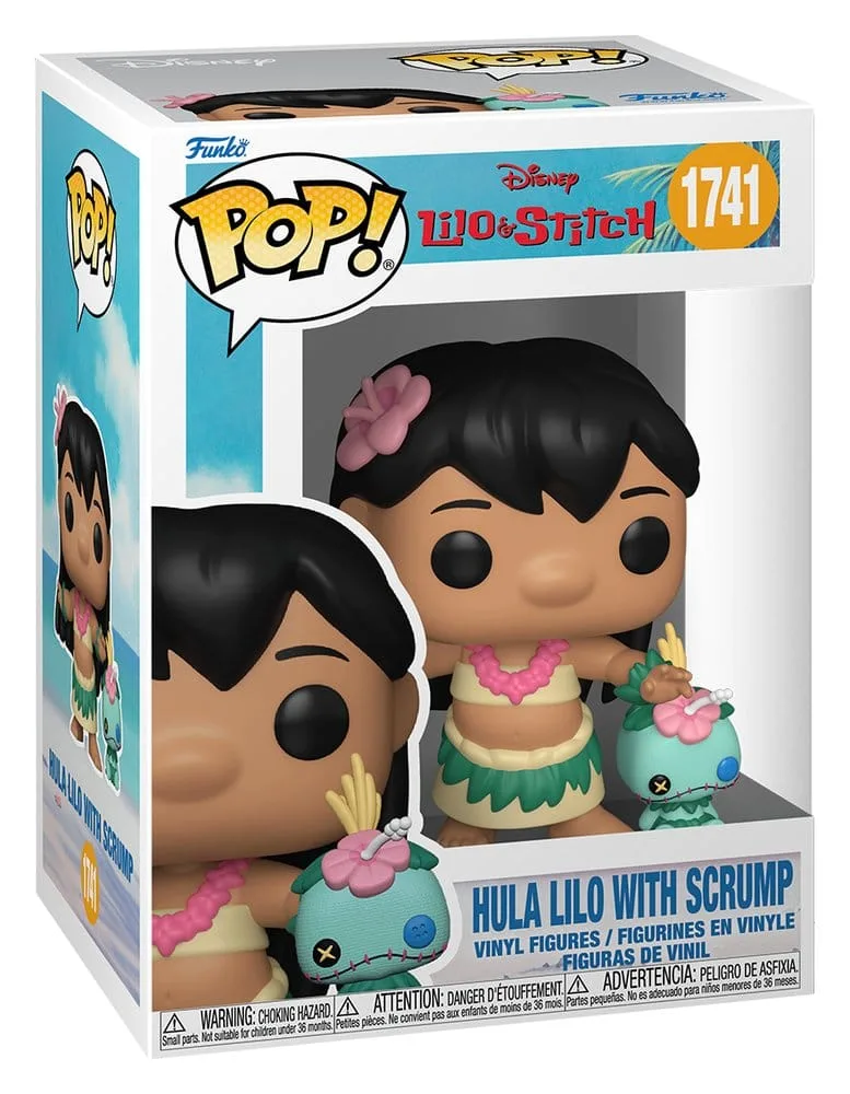 Lilo & Stitch Vinyl Figure – Funko Pop Hula Lilo with Scrump 9 cm 2