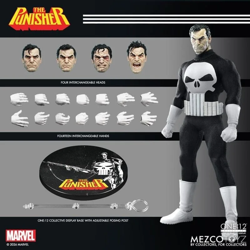 Marvel Action Figure – One:12 Collective Punisher 17 cm 5