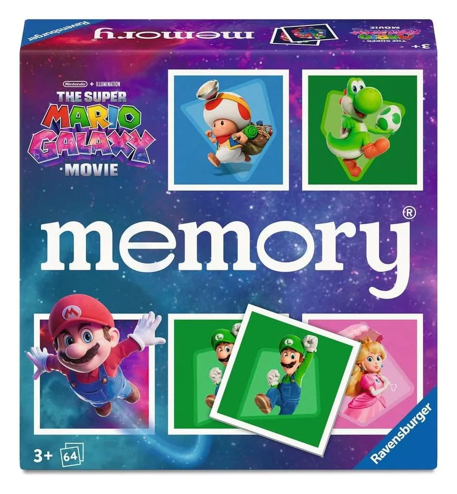 Super Mario Galaxy Movie Card Game – Memory