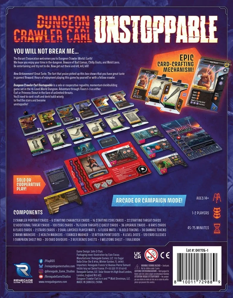 Dungeon Crawler Carl Board Game – Unstoppable English Edition 2