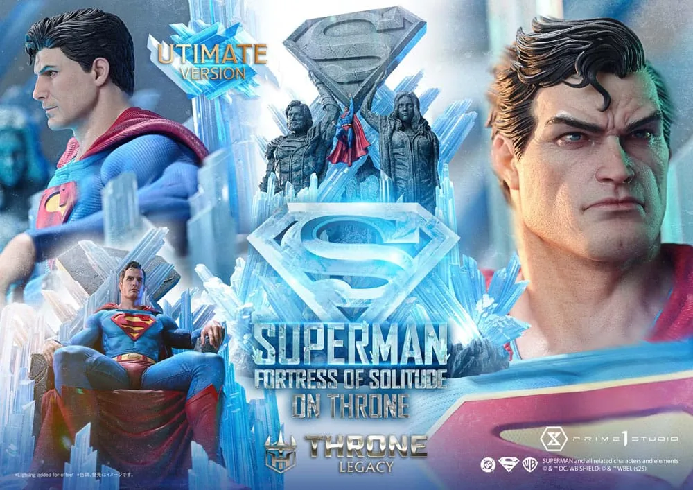 Superman Statue – Fortress of Solitude Throne Ultimate 1/4 52 cm 2