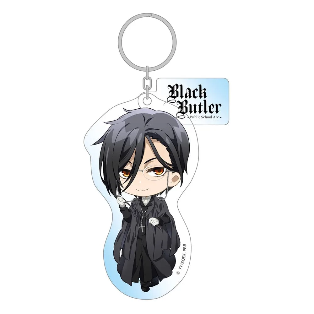 Black Butler Public School Arc Keychain – Sebastian 8 cm