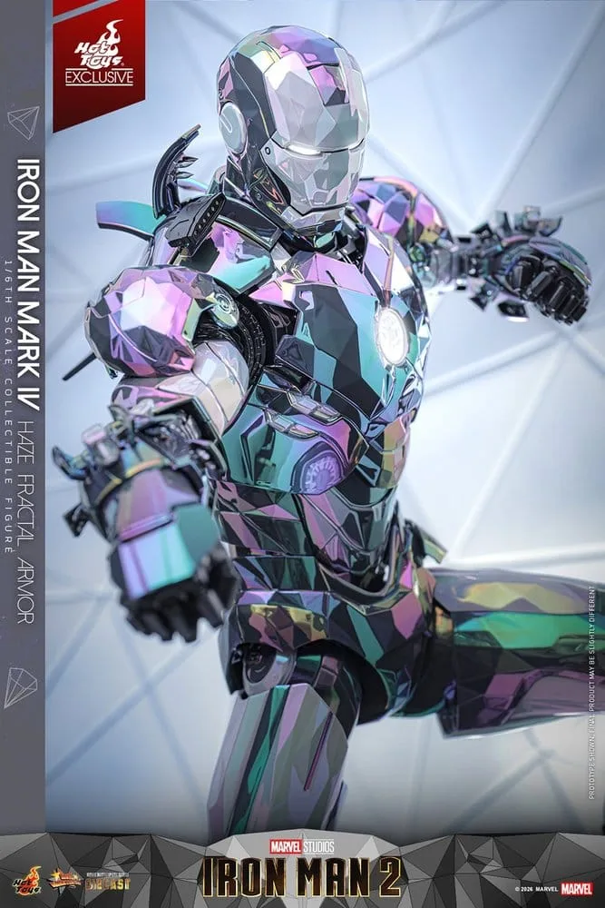 Iron Man 2 Action Figure – Mark IV Haze Fractal Armor 33 cm 6