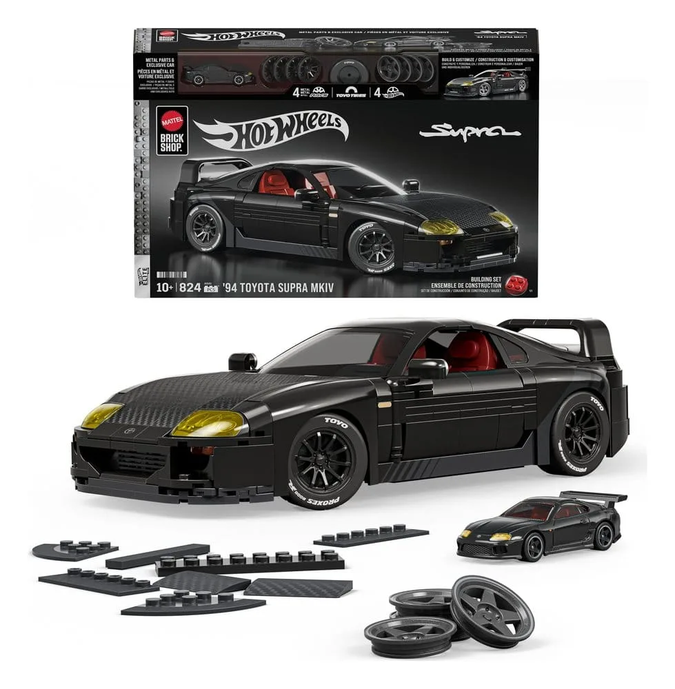 Hot Wheels Building Set – 1994 Toyota Supra MKIV 1:16