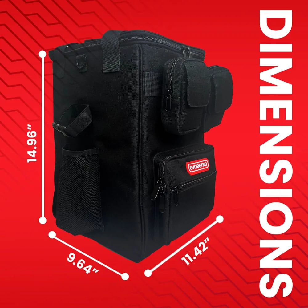 Evoretro Trading Card Backpack – Black 24.51 x 29 x 37.99 cm 5