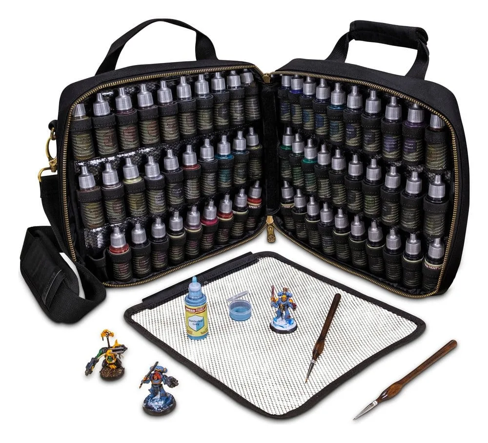 Miniature Paint Carrying Case – Enhance Black 30 x 30 x 24 cm