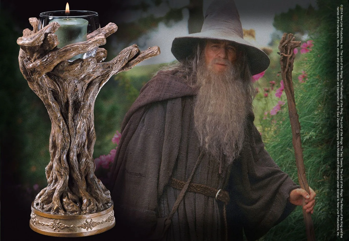 Lord of the Rings Candle Holder – Gandalf the Grey 23 cm