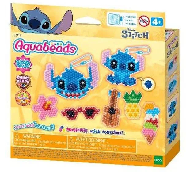 Lilo & Stitch Keyring Craft Kit – Aquabeads 1