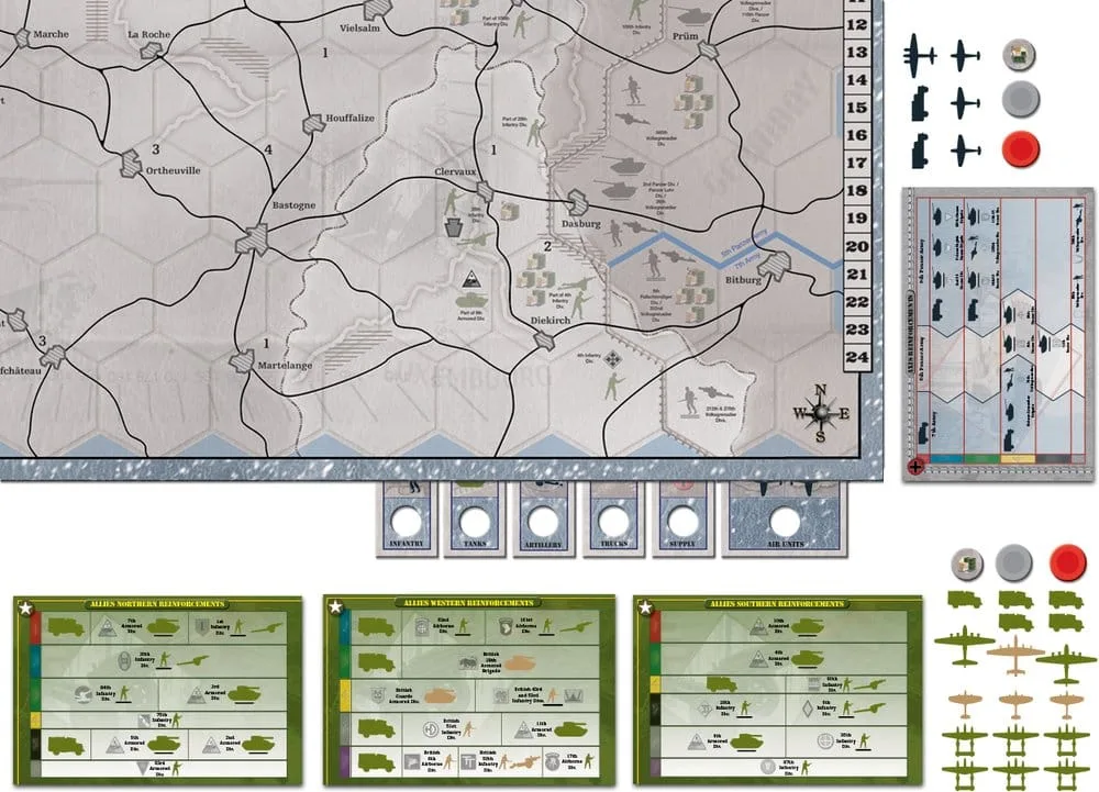 Axis & Allies Brettspiel – Battle of the Bulge Englisch 3