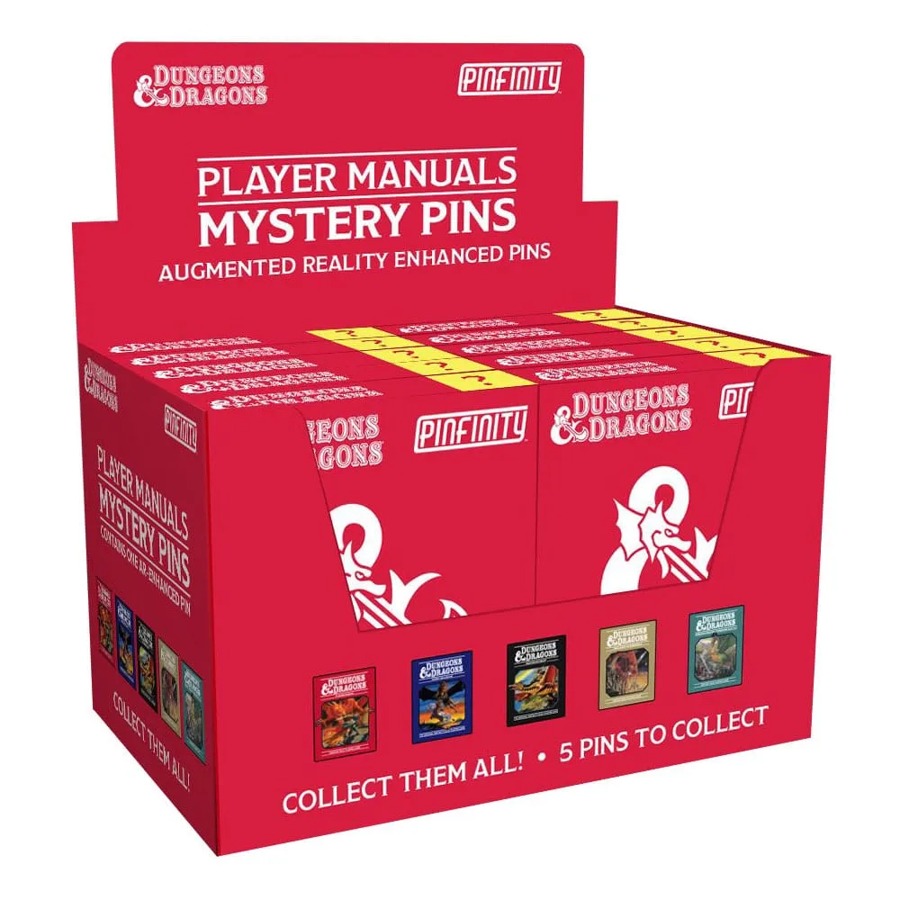 Dungeons & Dragons Pins – Mystery Player Manual 10 Blind Boxes