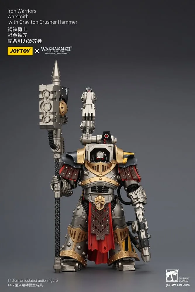 Horus Heresy Action Figure – Iron Warriors Warsmith 14.2 cm 9