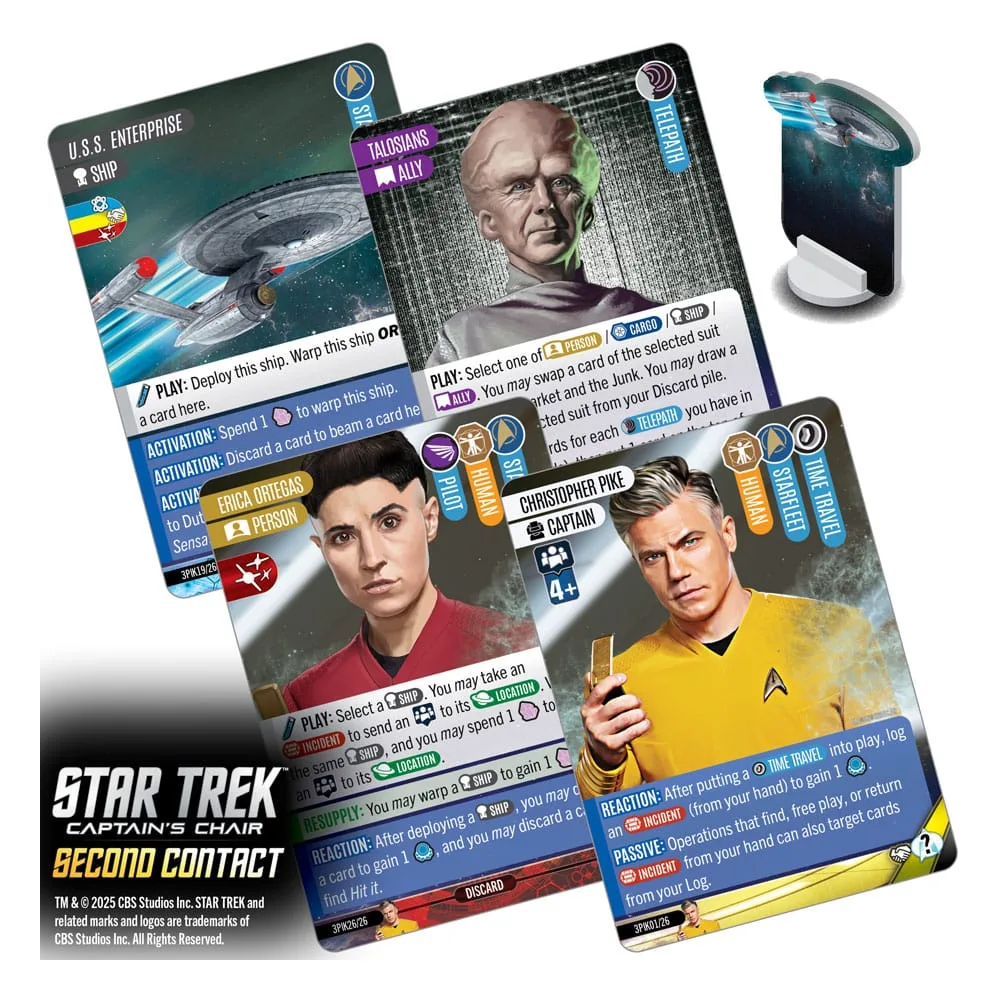 Star Trek Card Game Expansion – Captain’s Chair Second Contact English 6