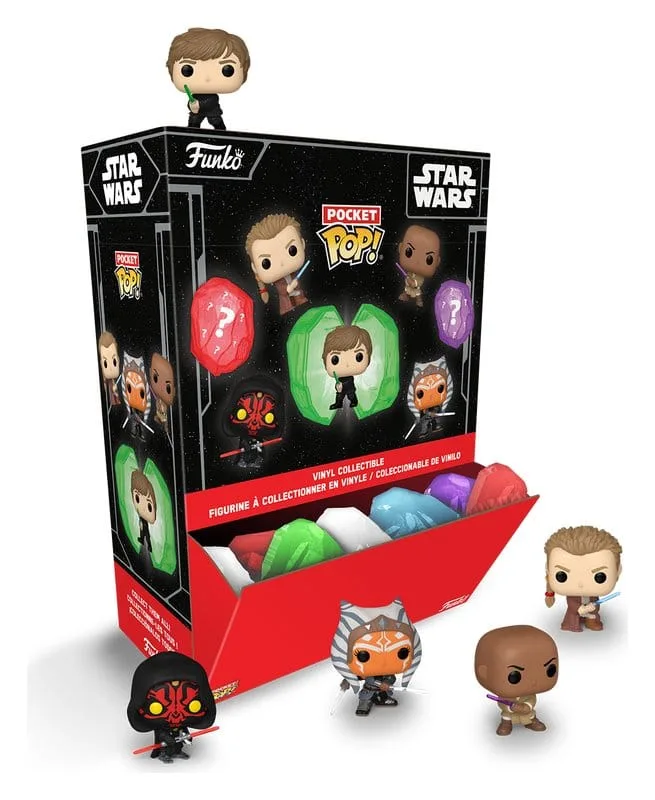 Star Wars Pocket POP Figures – Kyber Crystals 12 Blind Boxes 4 cm