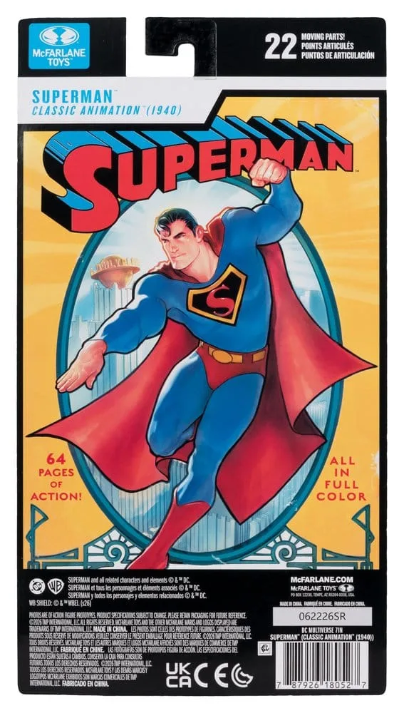 DC Multiverse Actiefiguur – Superman Classic Animation 1940 6