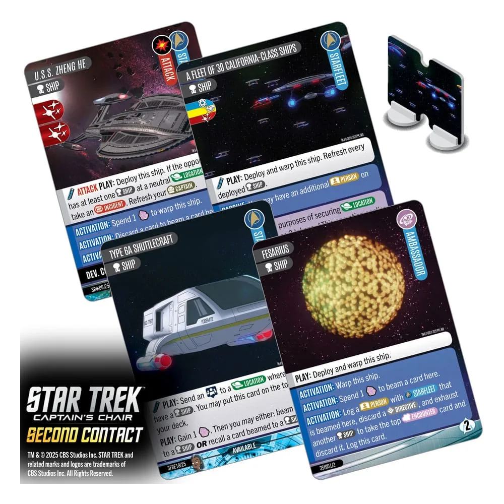 Star Trek Card Game Expansion – Captain’s Chair Second Contact English 3