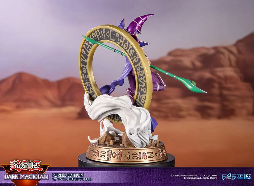 Yu-Gi-Oh PVC Statue – Dark Magician Purple Version 29 cm 4