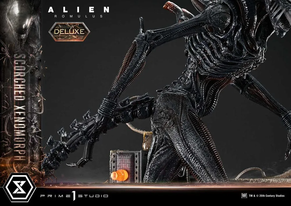 Alien Romulus Statue – Scorched Xenomorph Deluxe 98 cm 25