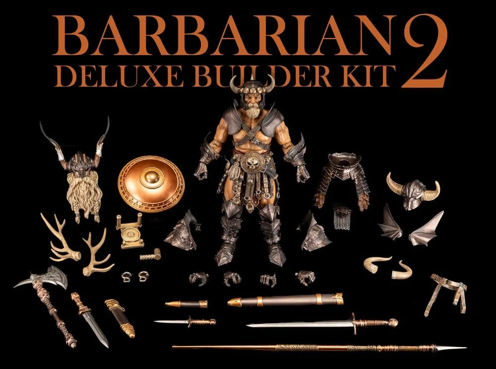 Mythic Legions Accessory Set – Barbarian Builder Kit 2 Deluxe