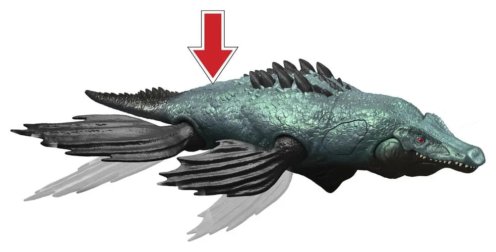 Jurassic World Action Figure – Gigantic Thrashers Liopleurodon 30 cm 4