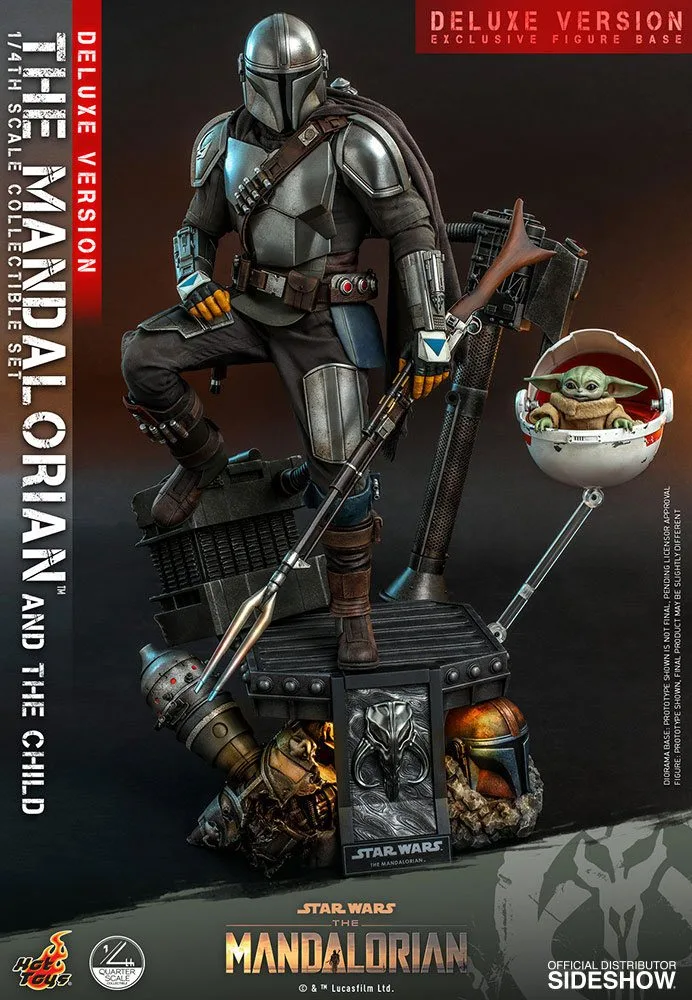 Star Wars Action Figures – Mandalorian and Child Deluxe 1/4 Scale 11