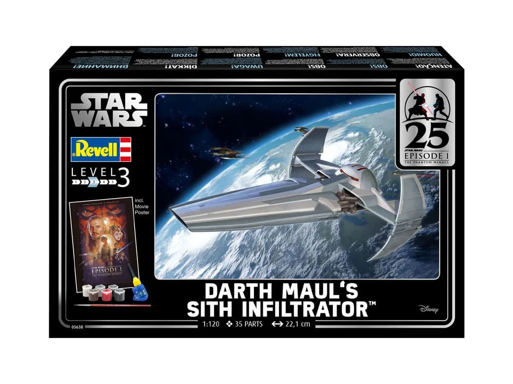 Star Wars Model Kit – Darth Maul’s Sith Infiltrator 22 cm 12