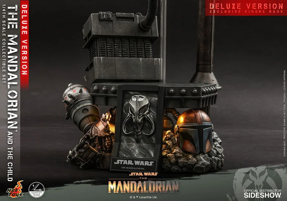 Star Wars Action Figures – Mandalorian and Child Deluxe 1/4 Scale 7