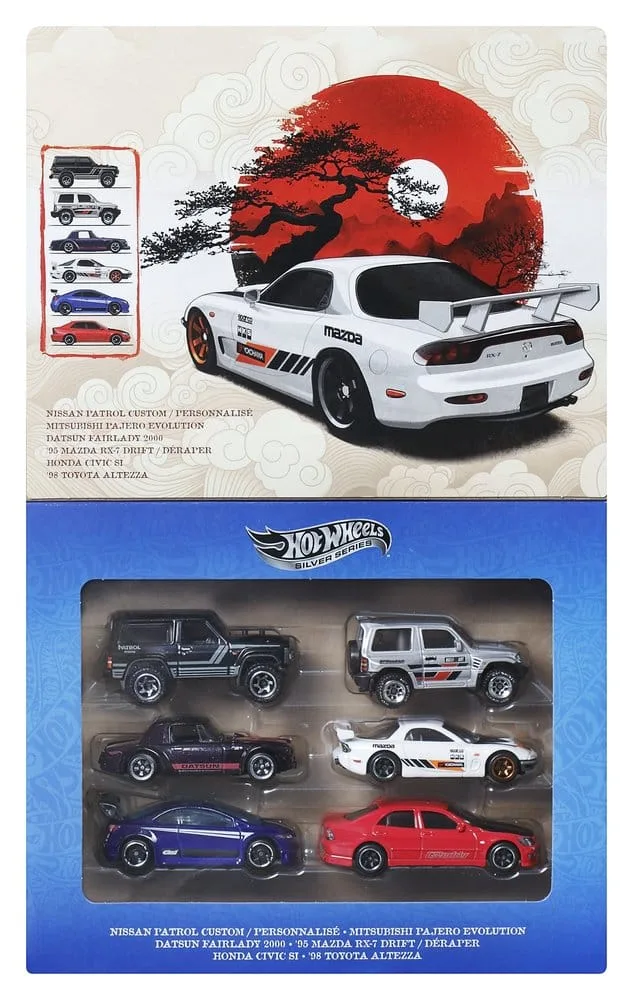 Hot Wheels Die-Cast Cars – Streets of Japan Six-Pack 1:64