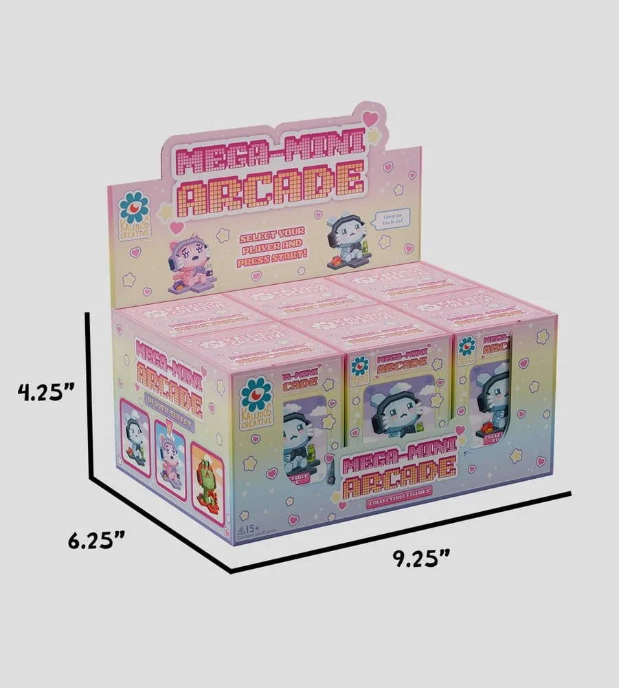Mega Mini Arcade Figures – Series 1 Blind Box Display of 6 6 cm 10