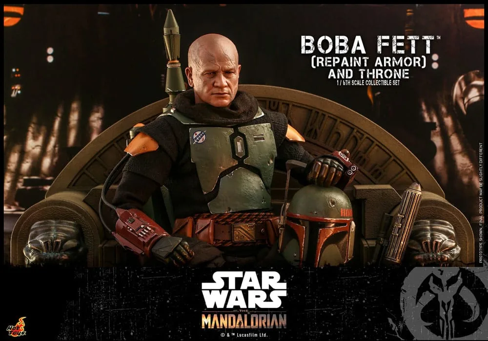 Star Wars Actionfigur – Boba Fett mit Thron Special Edition 30 cm 4