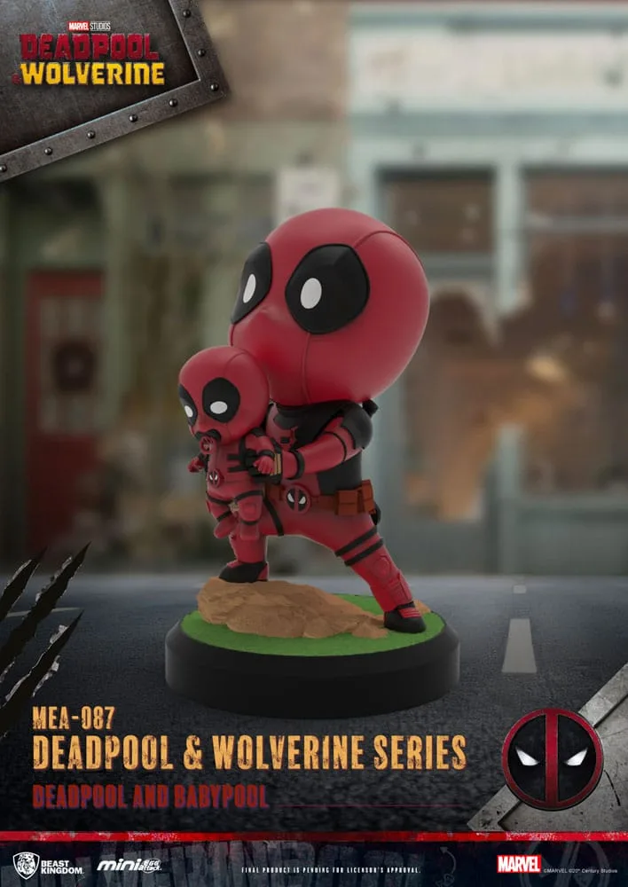 Deadpool and Wolverine minifiguren – Mini Egg Attack 6 stuks 8 cm 2