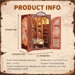 Book Nook Model Kit – CuteBee Bookshop Memories 17 x 10 cm 15