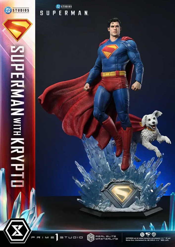 Superman 2025 Statue – With Krypto 1/3 Scale 95 cm 13