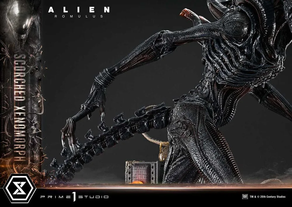 Alien Romulus Statue – Scorched Xenomorph 98 cm 24