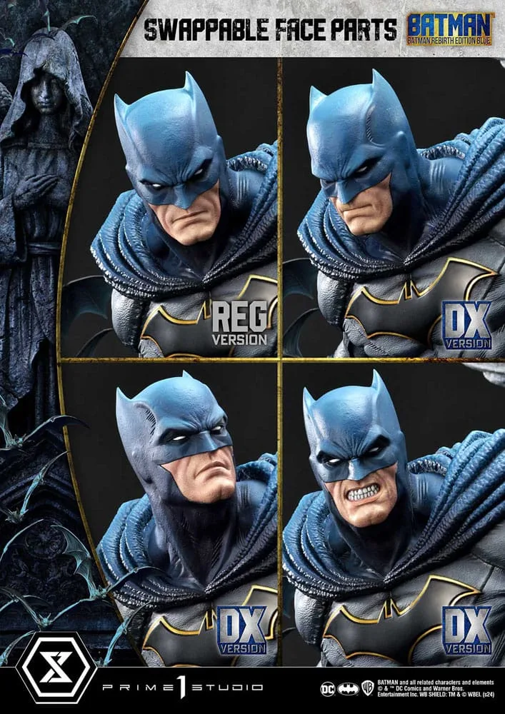 Batman Statue – Rebirth Blue Deluxe 1:4 Scale 71 cm 2