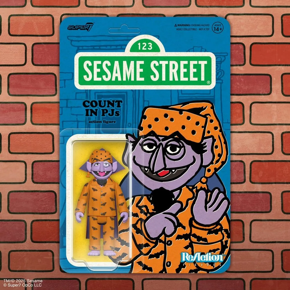 Sesame Street Action Figure – Count von Count Pajamas 10 cm 4