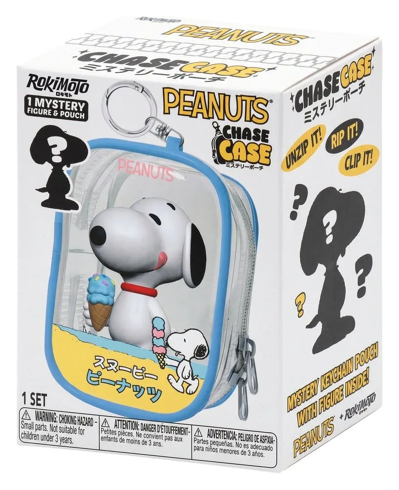 Peanuts Keychain Pouches – Snoopy Series 1 Blind Display of 12